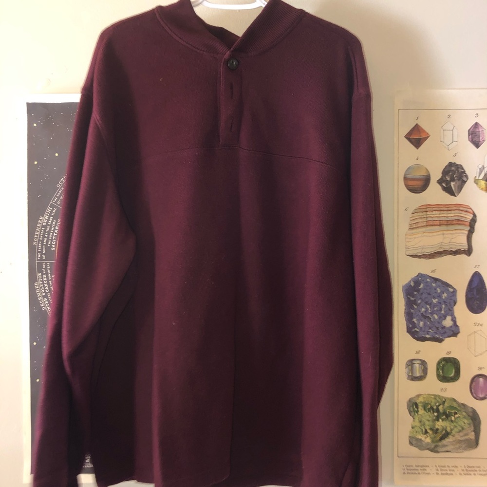 Burgundy Sweater